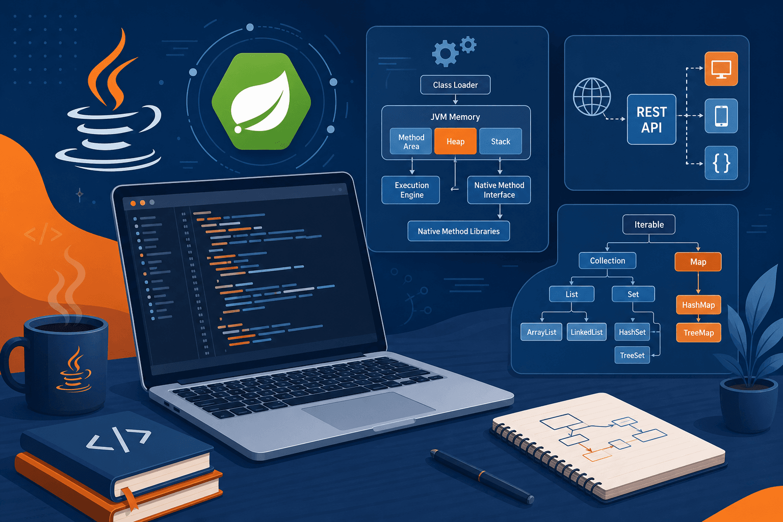 Wipro Java Developer interview preparation guide 2026 — NLTH online test, Core Java, Spring Boot, JVM, collections, REST APIs, and HR interview for Java roles in India
